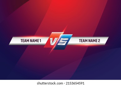 Battle versus vs for sports and fight competition Purple blue Gradient abstract futuristic banner vector and halftone lines technology abstract Background Vector - Shutterstock ID 2153654591