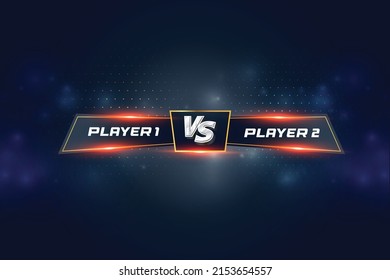 Battle versus vs Sports Gradient abstract futuristic particles vector and halftone lines Technology Abstract Background Vector design - Shutterstock ID 2153654557