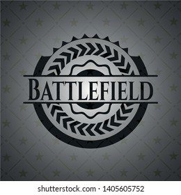 Battlefield dark emblem. Vector Illustration. Detailed.