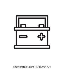  Battrey Icon. Ilustration - Vector.Eps 10