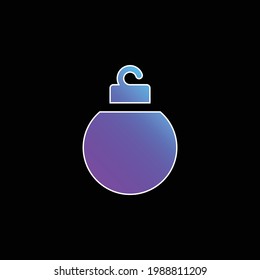 Icono de vector de gradiente azul en baudios