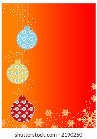 bauble christmas frame  frame