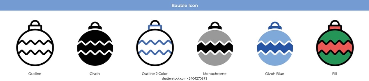 Bauernweihnachtsymbole Set Vektor