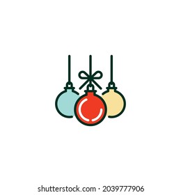 Bauble Icon Isolated On White Background