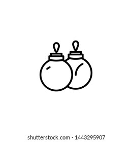 bauble icon sign signifier vector