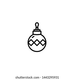 bauble  icon sign signifier vector