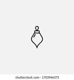 bauble icon vector illustrator sign