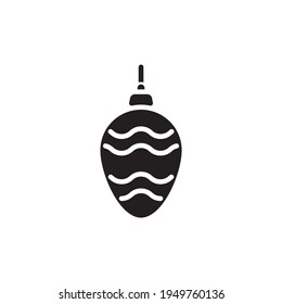 Bauble icon in vector. Logotype