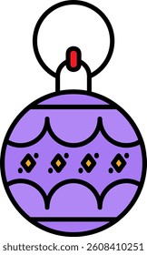 Bauble Line vector Icon Design