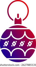 Bauble Line vector Icon Design