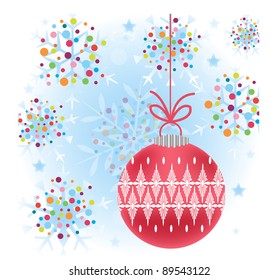 bauble and snowflakes esp10