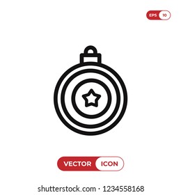 Bauble vector icon