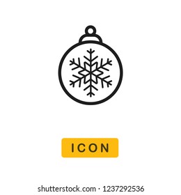 Bauble vector icon
