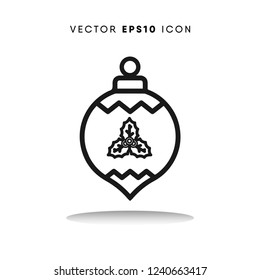 Bauble vector icon