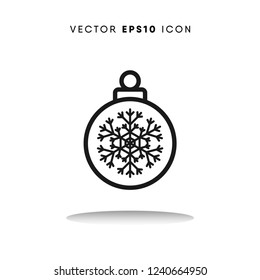 Bauble vector icon