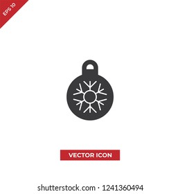 Bauble vector icon 