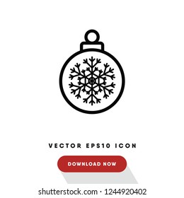 Bauble vector icon