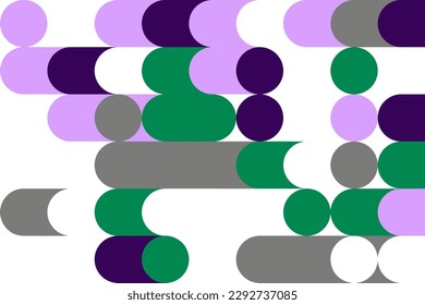 Fondo abstracto del patrón geométrico de Bauhaus. Patrón de arte moderno. Resumen de diseño de patrones vectoriales para banners web.