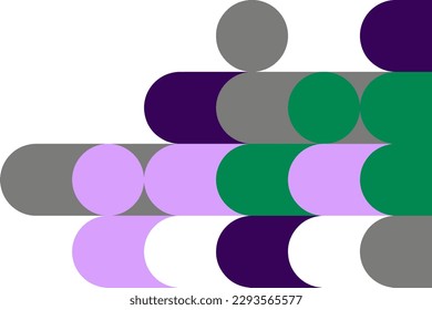 Bauhaus abstract geometrick pattern background. Modern Art pattern. Abstract vector pattern design for web banners.
