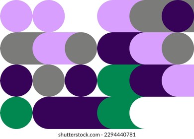 Bauhaus abstract geometrick pattern background. Modern Art pattern. Abstract vector pattern design for web banners.