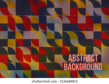 Bauhaus composition artwork made with abstract elements, lines and bold geometric shapes, useful for website background, poster art design, magazine front page, banners, prints cover.