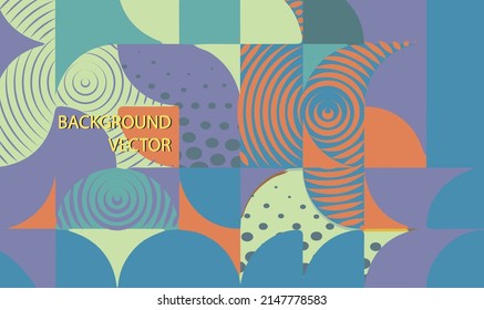 Bauhaus composition artwork made with abstract elements, lines and bold geometric shapes, useful for website background, poster art design, magazine front page, banners, prints cover.