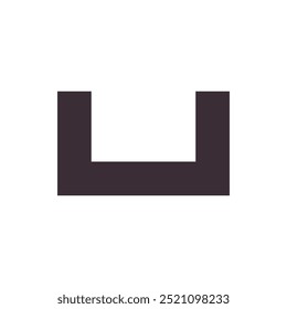 Elemento Bauhaus. Forma abstracta geométrica moderna en estilo minimalista. Brutalismo forma básica, línea, ojo, círculo y patrón, icono de Vector de arte. Figura colorida y diseño simple de los puntos, fondo blanco