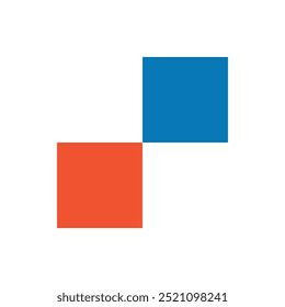 Bauhaus element. Modern geometric abstract shape in minimal style. Brutalism basic form, line, eye, circle and pattern, art vector icon. Colorful figure and dots simple design, white background
