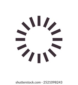 Elemento Bauhaus. Forma abstracta geométrica moderna en estilo minimalista. Brutalismo forma básica, línea, ojo, círculo y patrón, icono de Vector de arte. Figura colorida y diseño simple de los puntos, fondo blanco