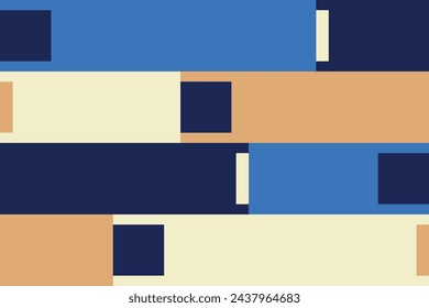 Bauhaus geometric pattern background, vector abstract circle, triangle and square lines art. Yellow, blue, red and green color, trendy Bauhaus pattern backgrounds set