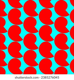 Bauhaus geometric pattern background,red vector abstract circle, triangle and square lines art.