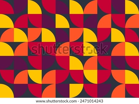 Bauhaus, geometric pattern, minimalist style