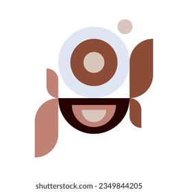 Bauhaus Geometric Shape. Modern circles, triangles and squares, minimal style bauhaus figures vector illustration set. Graphic style design elements. Bauhaus elements pattern