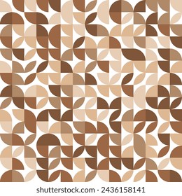 Bauhaus inspired geometric shapes for modern graphic design. Trendy wallpaper for vintage-style poster.