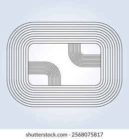 Bauhaus pattern, Abstract Geometric Linear background design collection, template concept design. Vector illustrations