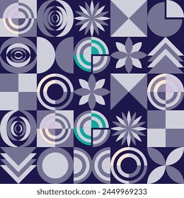 Bauhaus Pattern Design, Geometric Pattern