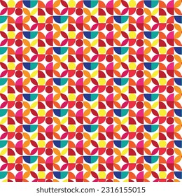 Bauhaus Pattern design for party fabric celebration paper bag 