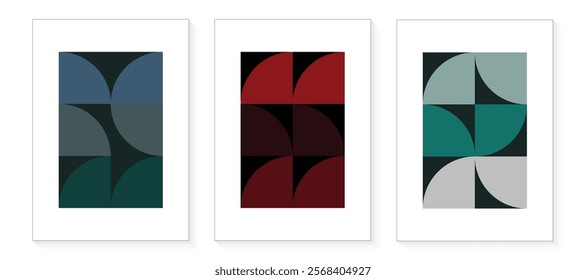 Bauhaus template design suitable for covers, posters and banners and interiors