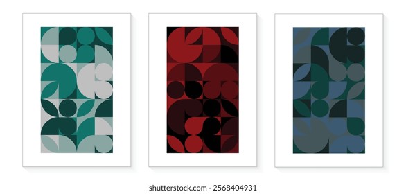 Bauhaus template design suitable for covers, posters and banners and interiors