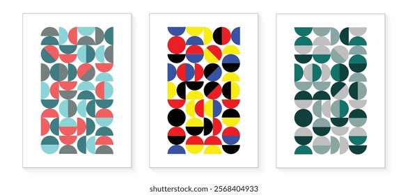 Bauhaus template design suitable for covers, posters and banners and interiors