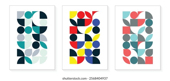 Bauhaus template design suitable for covers, posters and banners and interiors