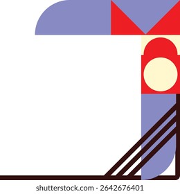 bauhaus template post illustration borders and frames simple look good for your project with high quality