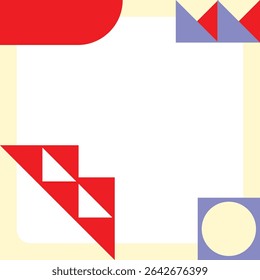 bauhaus template unique illustration borders and frames post look good for your project with high quality