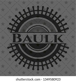Baulk dark badge
