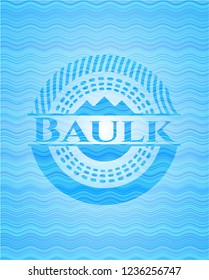 Baulk water representation badge.