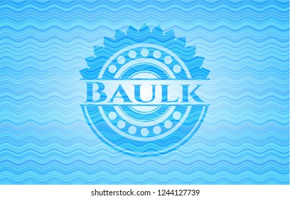 Baulk water wave representation badge.