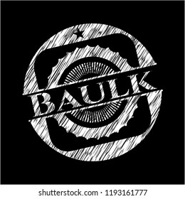 Baulk written on a chalkboard