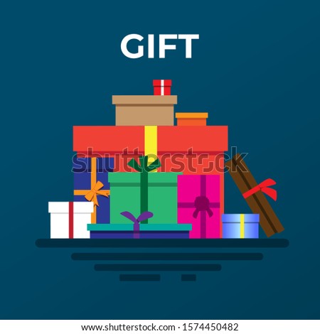 bautiful and colorful christmas gifts