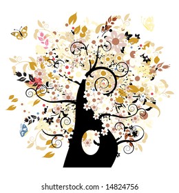 Bautiful floral tree