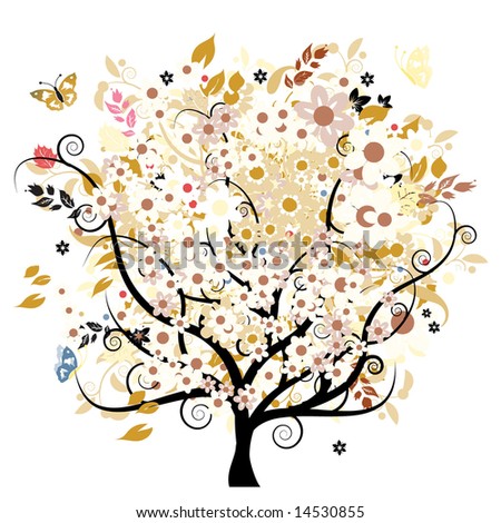 Bautiful floral tree